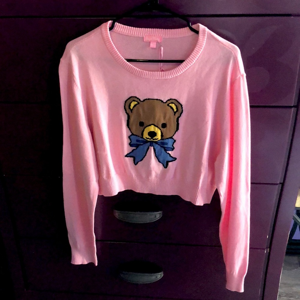 NWT Crop Lightweight Sweater
